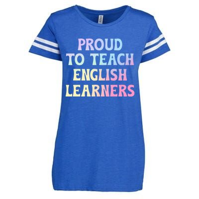 Proud Esl Teacher English As A Second Language Teacher Gift Enza Ladies Jersey Football T-Shirt