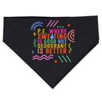 Physical Education Teacher P.E Sweating Good Gym Instructor USA-Made Doggie Bandana