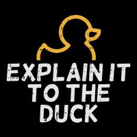 Programmer Explain To The Duck It Debugging Coding Tall Hoodie
