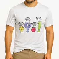 Punctuation English Teacher Gift Wait What Stop It Cooling Performance Crew T-Shirt