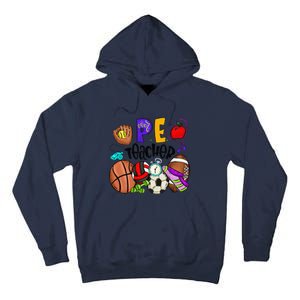 Physical Education Teacher Pe Teacher Back To School Tall Hoodie