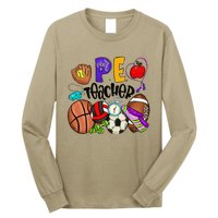 Physical Education Teacher Pe Teacher Back To School Long Sleeve Shirt