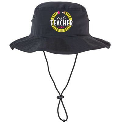 Proud ESL Teacher English as a Second Language Legacy Cool Fit Booney Bucket Hat