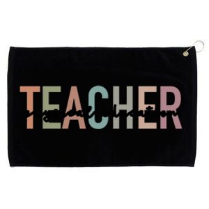 Physical Education Teacher Pe Teacher Teacher Appreciation Funny Gift Grommeted Golf Towel