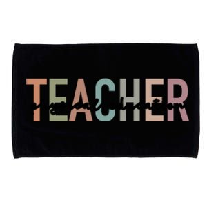 Physical Education Teacher Pe Teacher Teacher Appreciation Funny Gift Microfiber Hand Towel