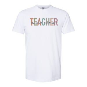 Physical Education Teacher Pe Teacher Teacher Appreciation Funny Gift Softstyle CVC T-Shirt