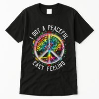 Peaceful EasyFeeling Tie Dye Hippie 1960s Vibes Tall T-Shirt