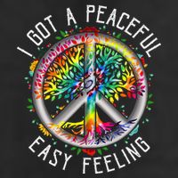 Peaceful EasyFeeling Tie Dye Hippie 1960s Vibes Tumbler