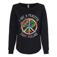 Peaceful EasyFeeling Tie Dye Hippie 1960s Vibes Womens California Wash Sweatshirt