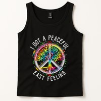 Peaceful EasyFeeling Tie Dye Hippie 1960s Vibes Tank Top