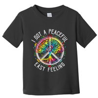 Peaceful EasyFeeling Tie Dye Hippie 1960s Vibes Toddler T-Shirt