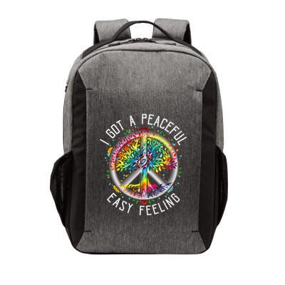 Peaceful EasyFeeling Tie Dye Hippie 1960s Vibes Vector Backpack