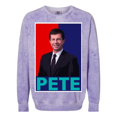 Pete Buttigieg Colorblast Crewneck Sweatshirt