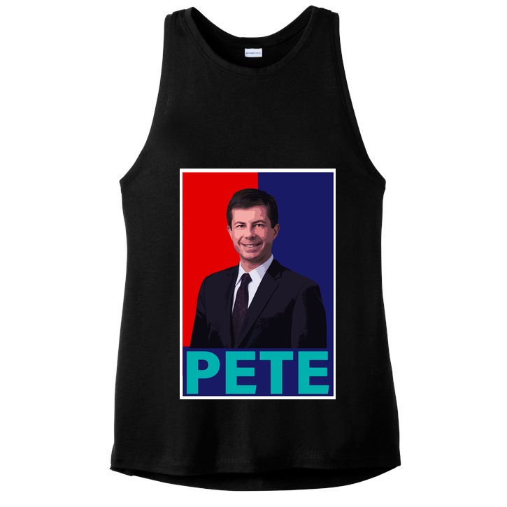 Pete Buttigieg Ladies PosiCharge Tri-Blend Wicking Tank