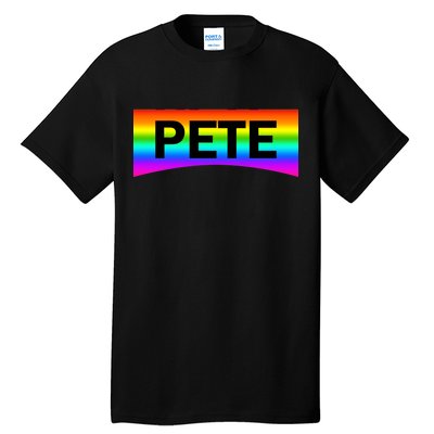 Pete Buttigieg LGBT Rainbow Tall T-Shirt