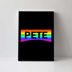 Pete Buttigieg LGBT Rainbow Canvas