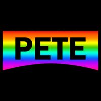 Pete Buttigieg LGBT Rainbow Drawstring Bag