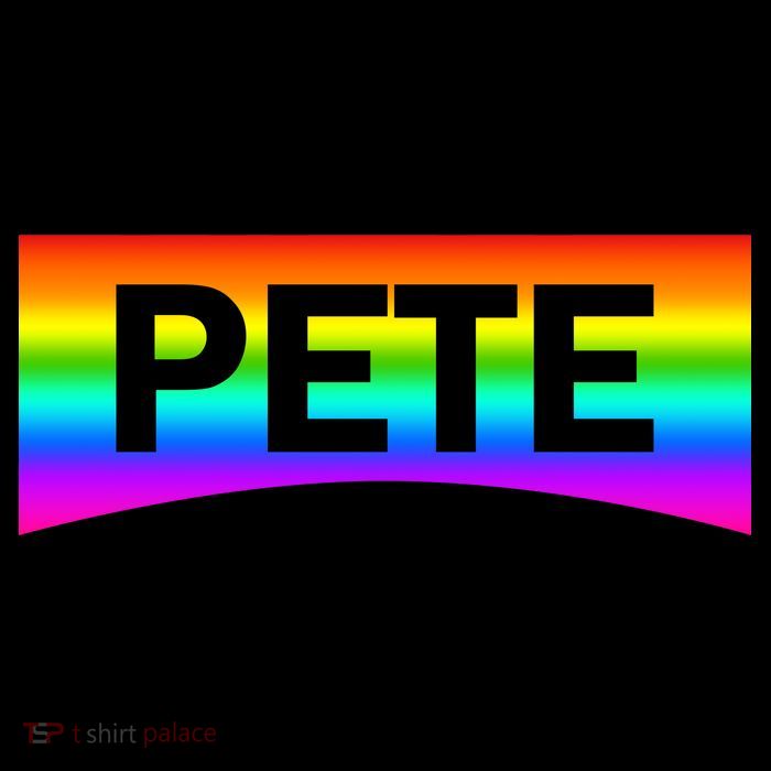 Pete Buttigieg LGBT Rainbow 16 in Basic Backpack