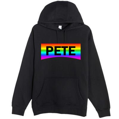Pete Buttigieg LGBT Rainbow Premium Pullover Hoodie