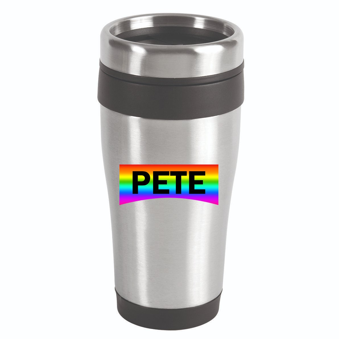 Pete Buttigieg LGBT Rainbow 16oz Travel Tumbler