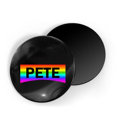 Pete Buttigieg LGBT Rainbow Magnet