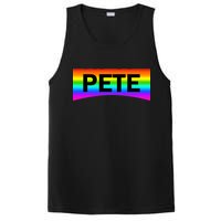 Pete Buttigieg LGBT Rainbow PosiCharge Competitor Tank