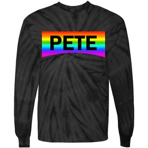 Pete Buttigieg LGBT Rainbow Tie-Dye Long Sleeve Shirt