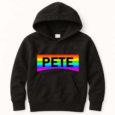 Pete Buttigieg LGBT Rainbow Kids Hoodie