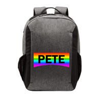 Pete Buttigieg LGBT Rainbow Vector Backpack