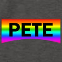Pete Buttigieg LGBT Rainbow Vector Backpack