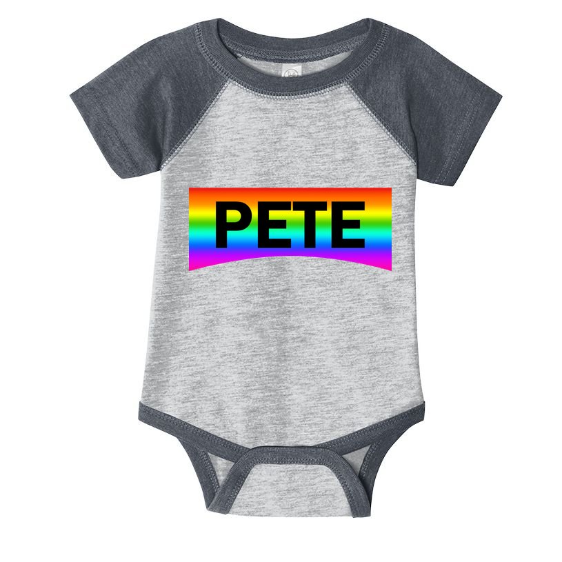 Pete Buttigieg LGBT Rainbow Infant Baby Jersey Bodysuit
