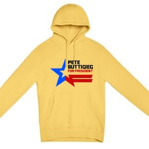 Pete Buttigieg Presidential Star Premium Pullover Hoodie