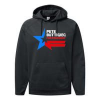 Pete Buttigieg Presidential Star Performance Fleece Hoodie