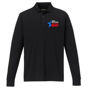 Pete Buttigieg Presidential Star Performance Long Sleeve Polo