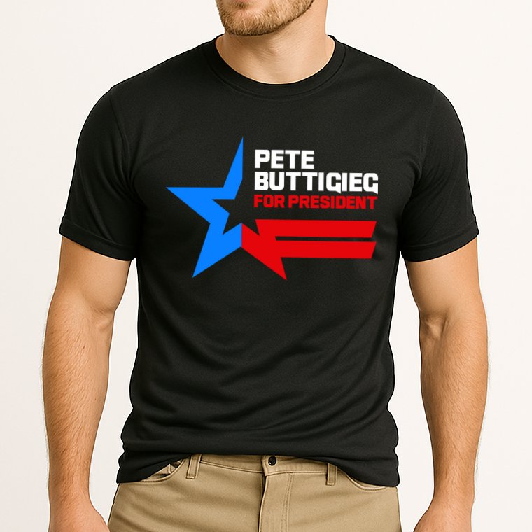 Pete Buttigieg Presidential Star Cooling Performance Crew T-Shirt