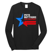 Pete Buttigieg Presidential Star Long Sleeve Shirt