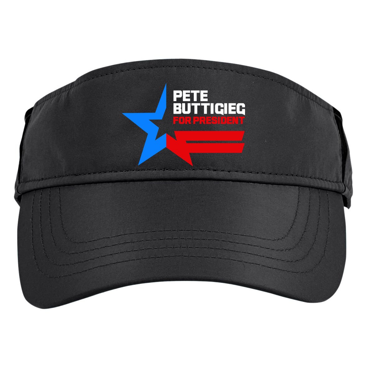 Pete Buttigieg Presidential Star Adult Drive Performance Visor