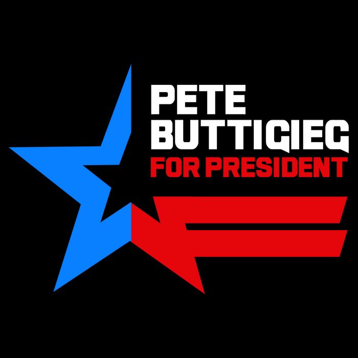 Pete Buttigieg Presidential Star Drawstring Bag