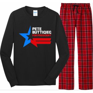 Pete Buttigieg Presidential Star Long Sleeve Pajama Set