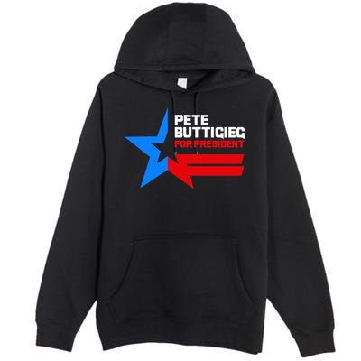 Pete Buttigieg Presidential Star Premium Pullover Hoodie