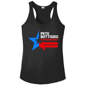 Pete Buttigieg Presidential Star Ladies PosiCharge Competitor Racerback Tank