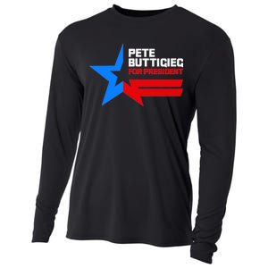 Pete Buttigieg Presidential Star Cooling Performance Long Sleeve Crew