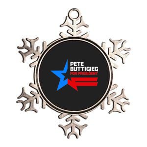 Pete Buttigieg Presidential Star Metallic Star Ornament