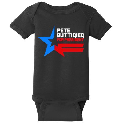 Pete Buttigieg Presidential Star Baby Bodysuit