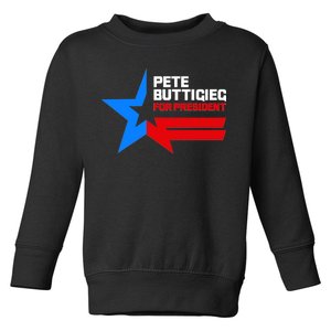 Pete Buttigieg Presidential Star Toddler Sweatshirt