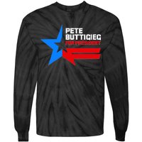 Pete Buttigieg Presidential Star Tie-Dye Long Sleeve Shirt