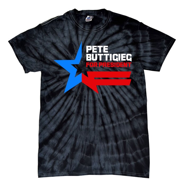 Pete Buttigieg Presidential Star Tie-Dye T-Shirt