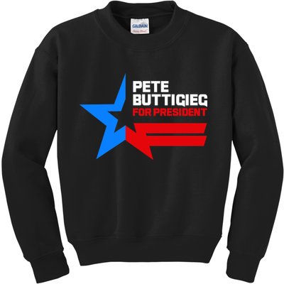 Pete Buttigieg Presidential Star Kids Sweatshirt