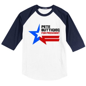 Pete Buttigieg Presidential Star Baseball Sleeve Shirt