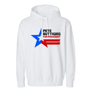 Pete Buttigieg Presidential Star Garment-Dyed Fleece Hoodie